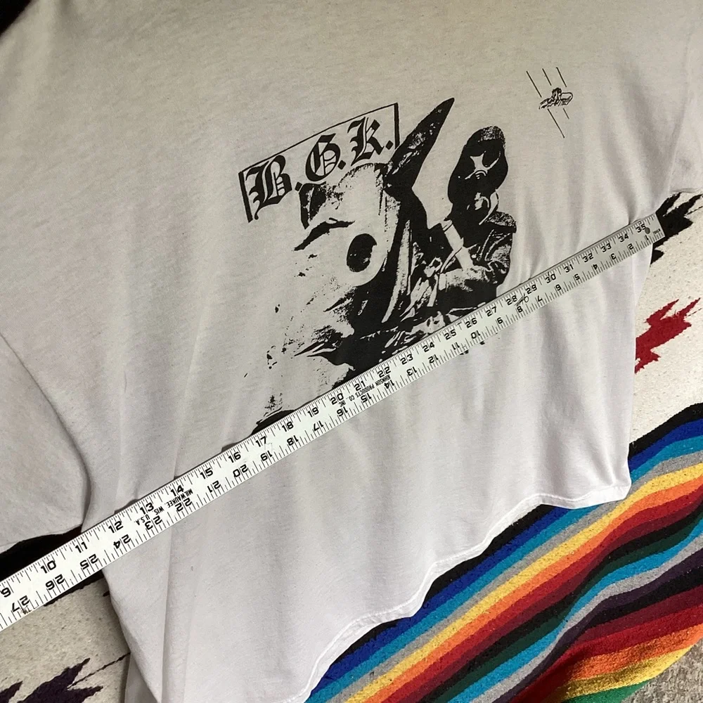 Vintage BGK Balthasar Gerards Kommando Dutch hardcore punk band shirt rare - Picture 5 of 12